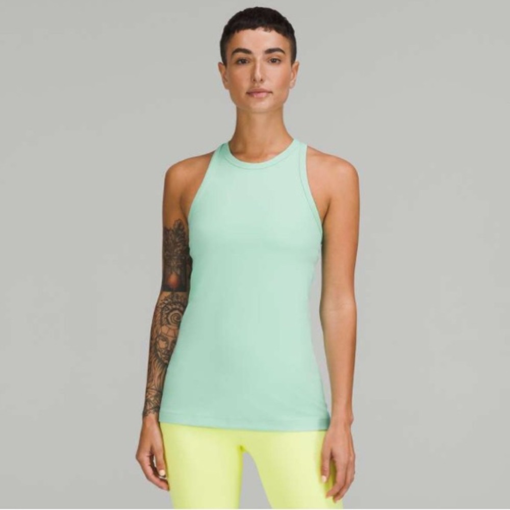 Lululemon align hip length racerback tank - wild mint